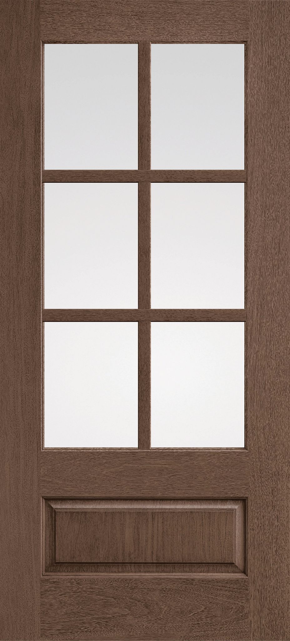 3/4 Lite 1 Panel Flush-Glazed