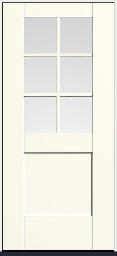 Half Lite 1 Panel Shaker -FG
