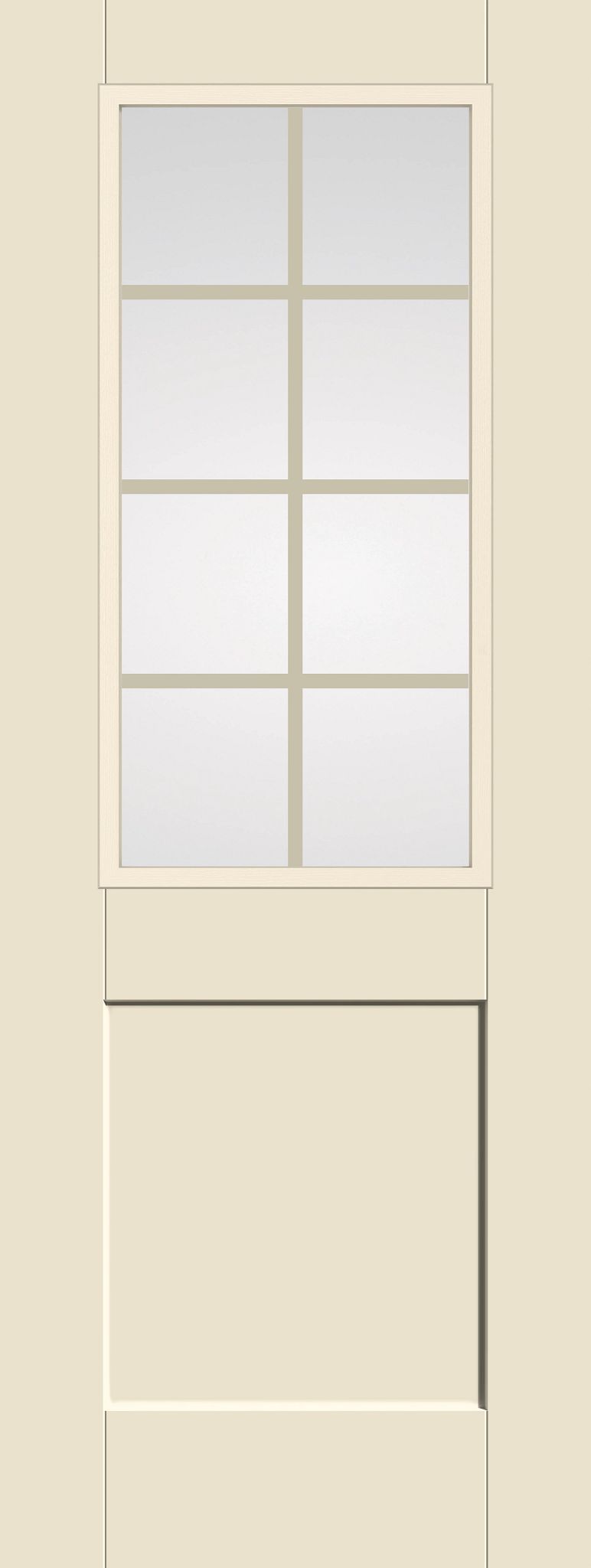 8' Half Lite 1 Panel Shaker